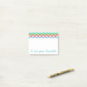 Persoonlijke Fel Regenboog Post-Its Post-it® Notes (Op bureau)