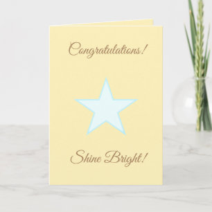 Persoonlijke Felicitaties Schitterende Ster Kaart