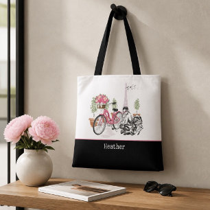 Persoonlijke fietstocht door Parijs Draagtas