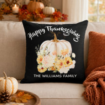 Persoonlijke fijne Thanksgiving pompoen bloem