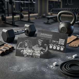 Persoonlijke fitness trainer loyaliteit stoot kett visitekaartje