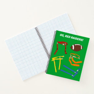 Persoonlijke Flag Football Coach Speler Notitieboek