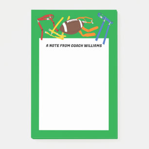 Persoonlijke Flag Football Coach Speler Post-it® Notes