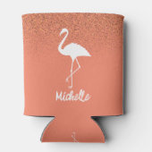 Persoonlijke Flamingo's Blikjeskoeler (Achterkant)