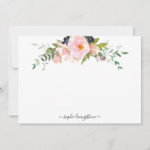 Persoonlijke Floral Blush Pink Peony en Greenery