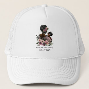 Persoonlijke Floral Mam en Baby Trucker Pet