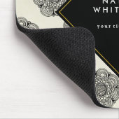 Persoonlijke Floral Mousepad Muismat (Hoek)