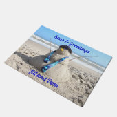 Persoonlijke Florida Snowman - Beach Doormat Deurmat (Schuin)