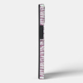 Persoonlijke Fonkelende Roze Diamanten Tijgerstrep Case-Mate iPhone Case (Achterkant / Rechts)