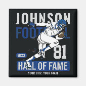 Persoonlijke Football SPELER Team NUMMER Sports Magneet (Voorkant)