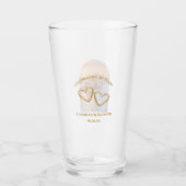 Persoonlijke foto-aandenken 50e verjaardagscadeau glas (Voorkant)