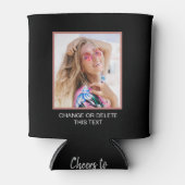 Persoonlijke foto | Aangepaste koelbox tekst Blikjeskoeler (Voorkant)