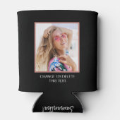 Persoonlijke foto | Aangepaste koelbox tekst Blikjeskoeler (Achterkant)