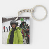 Persoonlijke foto-autisme sleutelhanger (Achterkant)