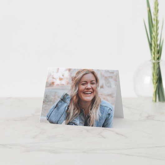 Persoonlijke foto bedankkaart (Voorkant)