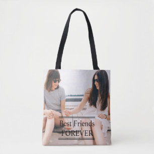 Persoonlijke Foto Best Friends Forever Canvas tas