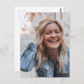 Persoonlijke foto briefkaart (Voorkant / Achterkant)