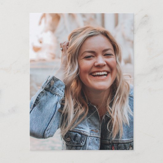 Persoonlijke foto briefkaart (Voorkant)