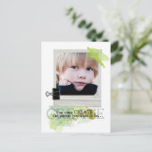Persoonlijke foto-briefkaarten briefkaart (Staand voorkant)