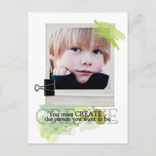 Persoonlijke foto-briefkaarten briefkaart (Voorkant)