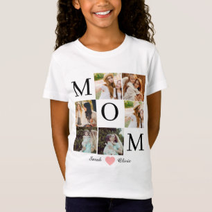 Persoonlijke foto cadeau moederdag moeder foto ges t-shirt