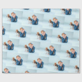 Persoonlijke foto-cadeauverpakking cadeaupapier (Vlak)