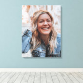 Persoonlijke foto canvas afdruk (Insitu (Houten vloer))