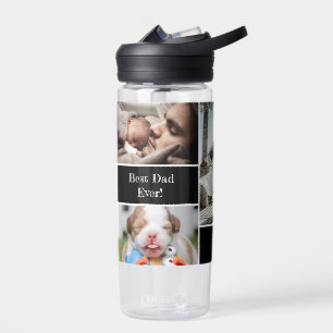 Persoonlijke foto Collage Beste vader ooit Waterfles