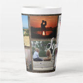 Persoonlijke foto Collage Tall Latte Mok (Voorkant)
