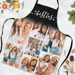 Persoonlijke Foto Collage van Beste Vriendin BFF Schort