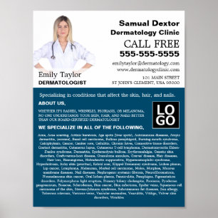 Persoonlijke foto, dermatoloog Dermatology Poster