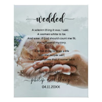 Persoonlijke foto Elegant Wedded Poem
