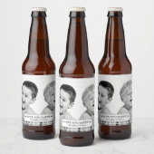 Persoonlijke foto en bericht bier etiket (Flessen)