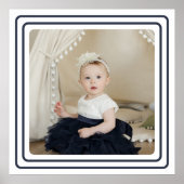 Persoonlijke foto- en kleurenrand poster (Voorkant)