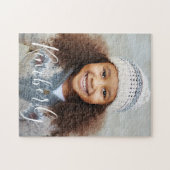 persoonlijke foto en naam legpuzzel (Horizontaal)