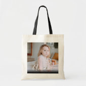 persoonlijke foto en naam tote bag (Voorkant)