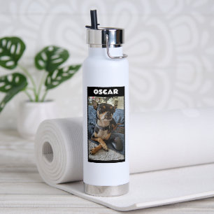 Persoonlijke foto en naam van Pet Waterfles