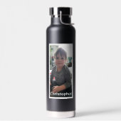 Persoonlijke foto en naam waterfles (Links)
