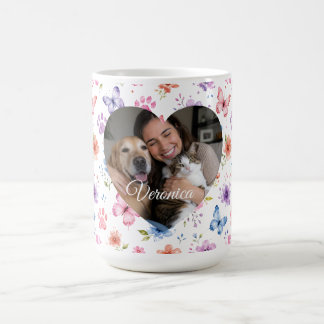 Persoonlijke foto- en naamcadeau kattenliefhebber koffiemok