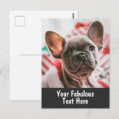 Persoonlijke foto en tekst briefkaart (Voorkant / Achterkant)