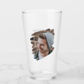 Persoonlijke foto en tekst glas (Voorkant)