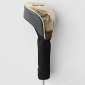 Persoonlijke foto en tekst van Pet Golfheadcover (Schuin)