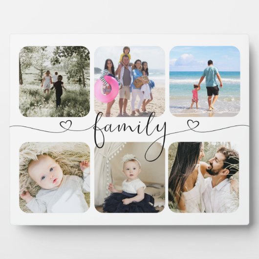 Persoonlijke foto- en tekstfotocollage fotoplaat (Voorkant)