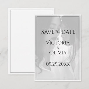 Persoonlijke foto Gay Lesbian Save the Date