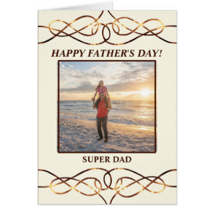 Persoonlijke foto Gelukkige Vaderdag Super papa