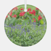 Persoonlijke foto glas ornament (Voorkant)