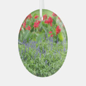 Persoonlijke foto glas ornament (Voorkant links)