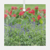 Persoonlijke foto glas ornament (Voorkant)