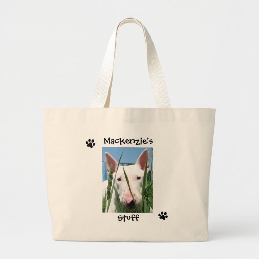 Persoonlijke foto grote tote bag (Voorkant)
