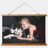 Persoonlijke foto hangend wandkleed (Voorkant)